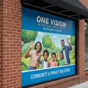 One Vision Window Graphics - 2