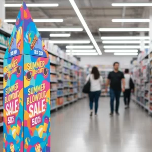 Triangular POS Displays - 1