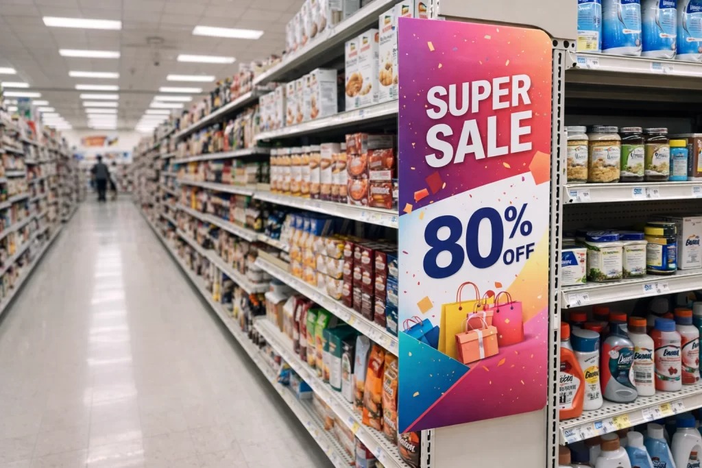How Side-Shelf Graphics Influence Shopper Flow and Product Choice